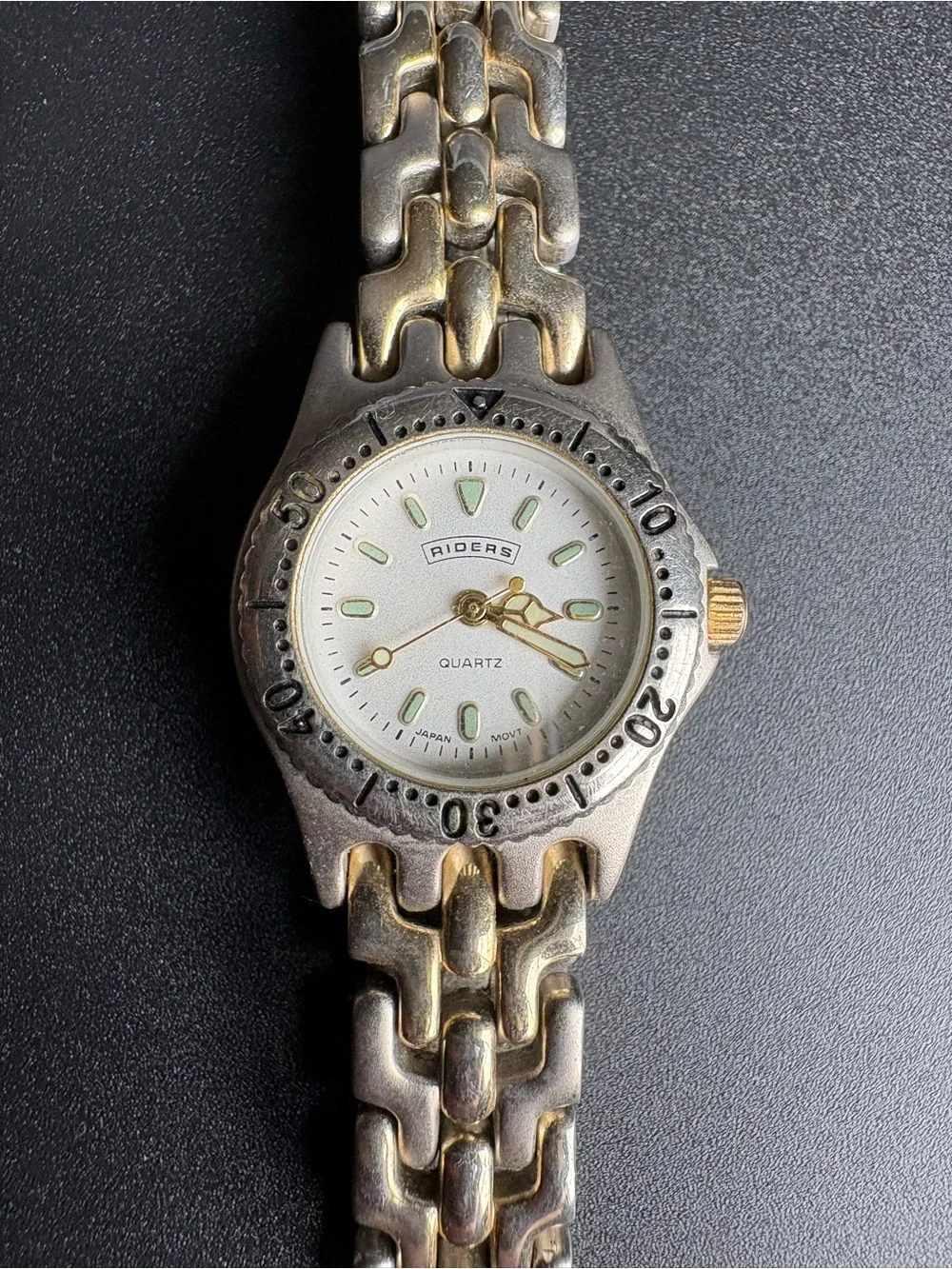 Riders Men’s Two-Tone Quartz Bracelet Watch - Silver & Gold